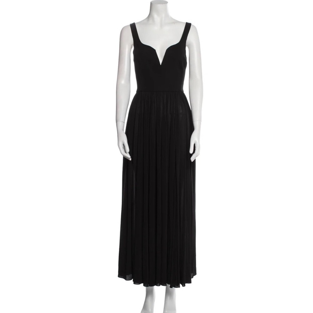 La Ligne V-neck Black Dress